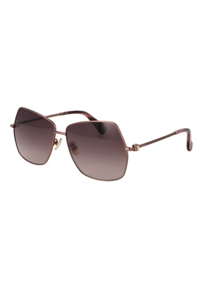 Max Mara Bronze Metal Sunglasses