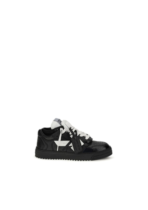 Off-White Multicolor Calf Leather Bos Taurus Athletic Sneakers - EU40/US7