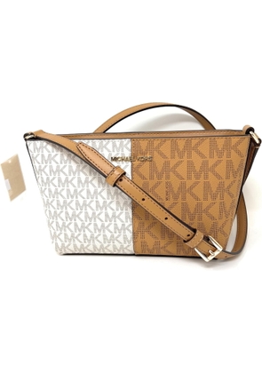 Michael Kors Jet Set - Small Two-Tone Logo Crossbody Bag