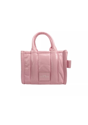 Marc Jacobs The Shiny Crinkle Micro Tote Bubblegum Leather Crossbody