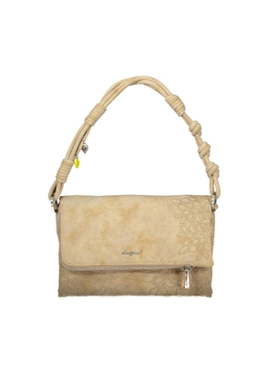 Desigual Beige Polyurethane Women Handbag