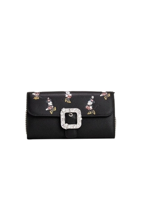 Kate Spade X Disney Black Leather Minnie Mouse Wallet Crossbody Bag