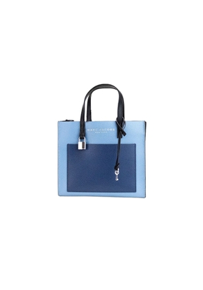 Marc Jacobs Grind Mini Blue Heaven Colorblock Leather Tote Crossbody Bag Purse