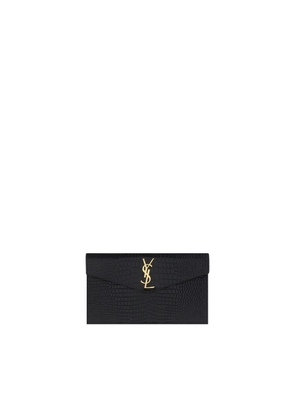 Saint Laurent Black Calf Leather Bos Taurus Accessories