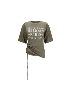 Balmain Bicolor Cotton T-Shirt - L