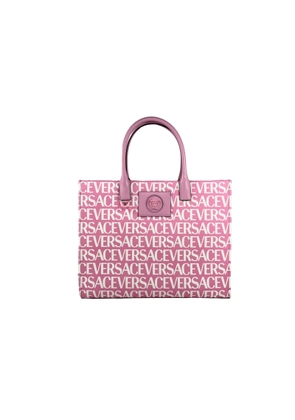 Versace Medusa Large Canvas Large Tote Bag Baby Pink