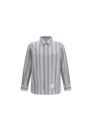 Thom Browne Gray Cotton Pattern Shirt - 1