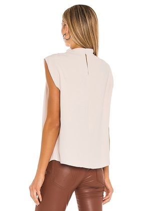 Amanda Uprichard Sleeveless Fabienne Top in Cream. Size M. Also in L, S, XS.