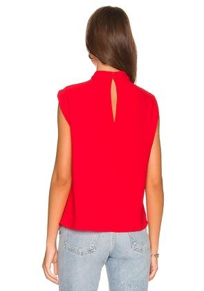 Amanda Uprichard x REVOLVE Sleeveless Fabienne Top in Red. Size M. Also in XS, S.