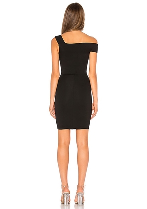 superdown Fallon Asymmetrical Mini Dress in Black. Size XS. Also in XXS.