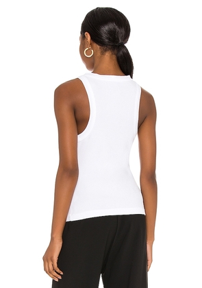 Citizens of Humanity Isabel Rib Tank in White. Size XL. Also in L, M, S, XS.