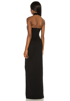 Amanda Uprichard X REVOLVE Zahara Gown in Black. Size S. Also in M, XL.