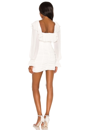 Camila Coelho Valerie Mini Dress in White. Size S. Also in XS.