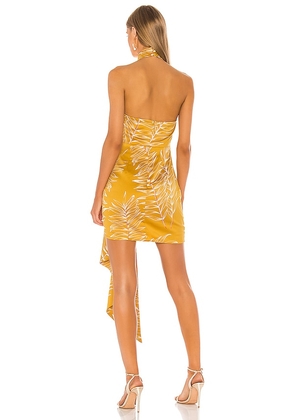 Camila Coelho Antonia Mini Dress in Yellow. Size S. Also in XXS, XS.