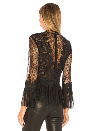 Bardot Francesca Top in Black. Size 4. Also in 2, 6, 8, 10.