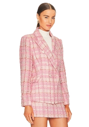 Bardot Boucle Blazer in Pink. Size M. Also in XL.