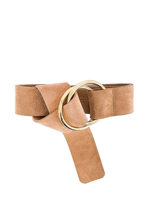 B-Low the Belt Tumble Suede Belt in Tan. Size S/M. Also in M/L.