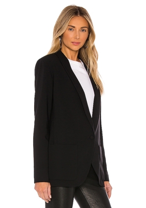 Amanda Uprichard Shawl Collar Blazer in Black. Size S. Also in M, XS.