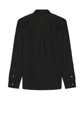 ALLSAINTS Hawthorne LS Shirt in Black. Size M. Also in S.