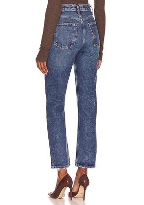 AGOLDE 90's Pinch Waist Jeans in Denim-Dark. Size 24. Also in 23, 25, 26, 27, 28, 29, 30, 31, 32, 34, 33.