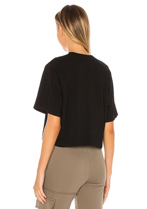 COTTON CITIZEN Tokyo Crop Tee in Black. Size M. Also in S, L.