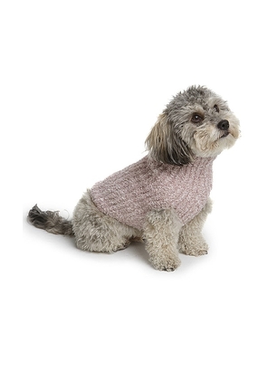 Barefoot Dreams CozyChic Ribbed Pet Sweater in Mauve. Size XL/1X. Also in S, XS, M, L, XXL/2X.