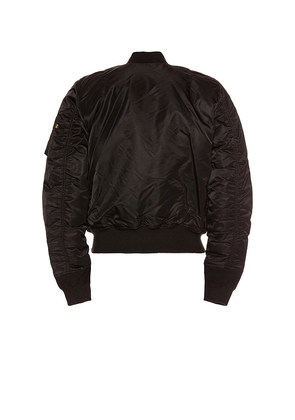 ALPHA INDUSTRIES MA-1 Slim Fit in Black. Size M. Also in XXL/2X.