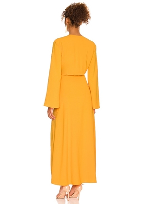 Camila Coelho Millie Maxi Dress in Tangerine. Size S. Also in XS.