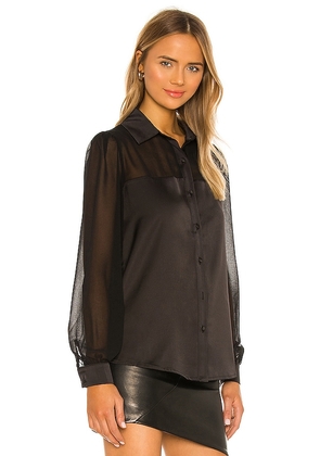 Camila Coelho Ida Top in Black. Size M. Also in XXS, XS, S, L, XL.