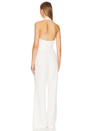 Amanda Uprichard Isadore Jumpsuit in Ivory. Size M. Also in L, S, XL, XS.