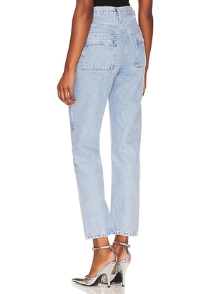 AGOLDE Cooper Cargo Jeans in Denim-Light. Size 28. Also in 29, 30, 31, 32, 33.