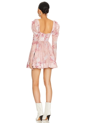 Bardot Evermore Floral Mini Dress in Pink. Size 4. Also in 6.