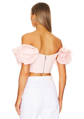 Bardot Sigma Corset Top in Blush. Size 4. Also in 8.