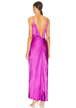 Bardot x REVOLVE Wintour Midi Slip Dress in Purple. Size 12. Also in 6, 8, 10.