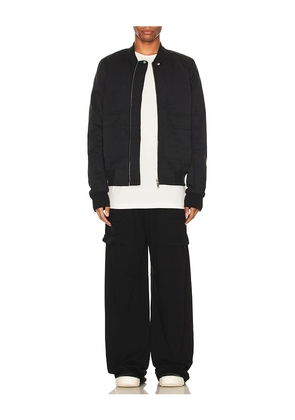 DRKSHDW by Rick Owens Creatch Cargo Drawstring Pants in Black. Size L. Also in M, S.