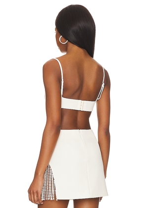 Camila Coelho Camila Bralette in Ivory. Size XL. Also in XS.