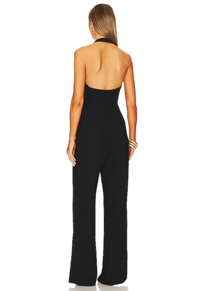 Amanda Uprichard Isadore Jumpsuit in Black. Size M. Also in S, XS.