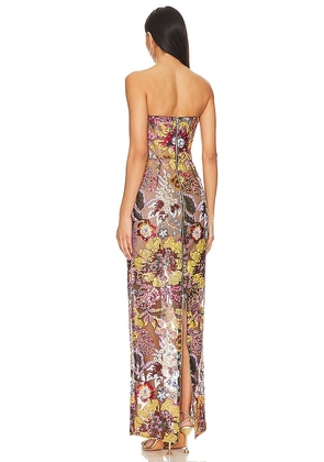 Bronx and Banco Dahlia Maxi Dress in Green. Size S. Also in XS, M, L.