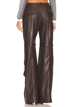 Amanda Uprichard Lucas Pants in Brown. Size M. Also in L, XL.