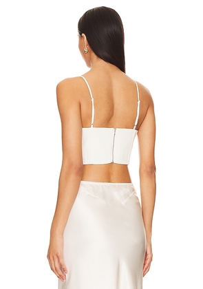 Bardot Jocosa Corset Top in White. Size 8. Also in 10.