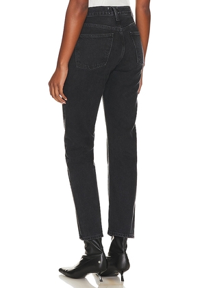 AGOLDE Parker Long Jeans in Black. Size 33. Also in 34.