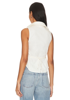 Camila Coelho Syd Top in White. Size M. Also in XS, S, L.