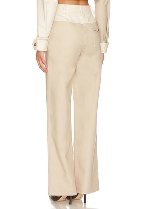 Camila Coelho Araceli Pant in Neutral. Size M. Also in XS, L.