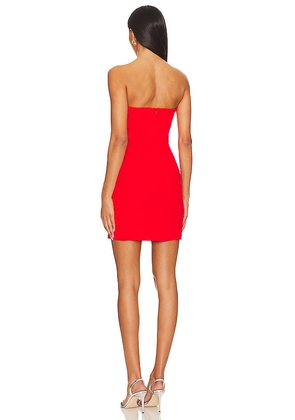 Amanda Uprichard X REVOLVE Sabine Mini Dress in Red. Size XL. Also in L.