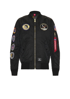 ALPHA INDUSTRIES L-2B Apollo Gen II Flight Jacket in Black. Size L. Also in M, S, XL/1X, XXL/2X.