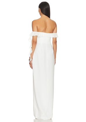 Amanda Uprichard Copellia Gown in Ivory. Size S. Also in M.