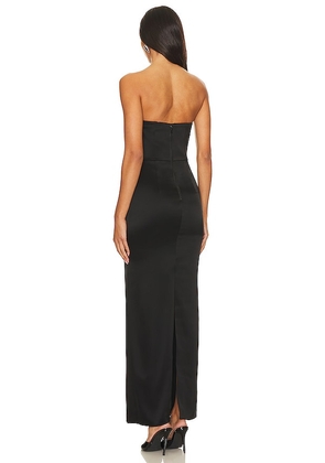 Alice + Olivia Doreen Maxi Dress in Black. Size 14. Also in 2.
