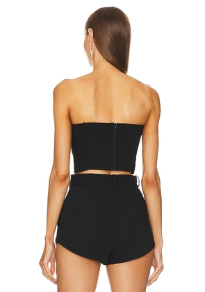 Amanda Uprichard X Revolve Mandy Rose Top in Black. Size M. Also in L.