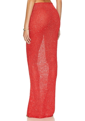 ASTA RESORT Carolina Skirt in Red. Size M. Also in L, S, XL, XS.