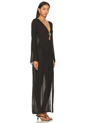 Cin Cin Hotline Maxi Dress in Black. Size S. Also in XS, L, XL.